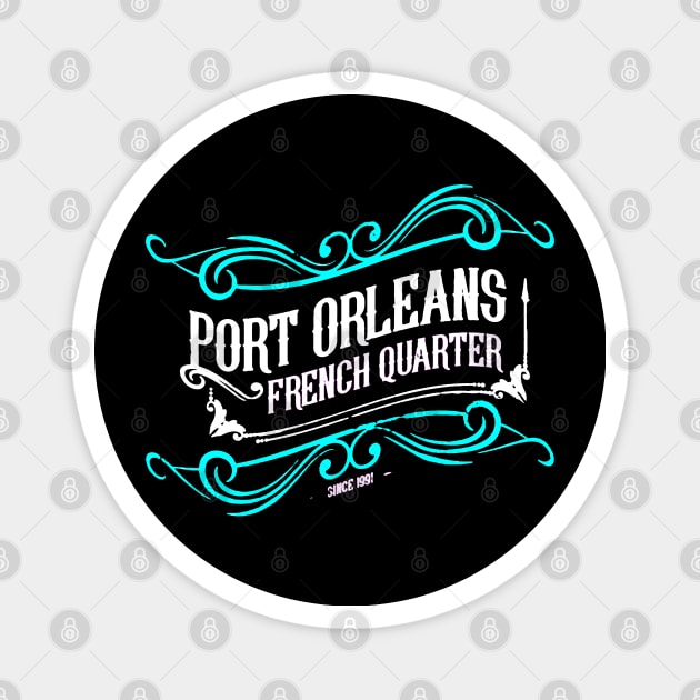 Port Orleans French Quarter Magnet by Keniko